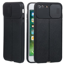 Load image into Gallery viewer, Litchi Texture Sliding Camshield TPU Protective Phone Case, For iPhone 6, For iPhone 6 Plus, For iPhone 8 Plus &amp; 7 Plus, For iPhone XS Max