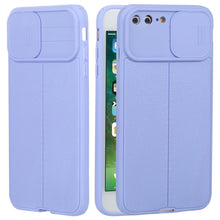 Load image into Gallery viewer, Litchi Texture Sliding Camshield TPU Protective Phone Case, For iPhone 6, For iPhone 6 Plus, For iPhone 8 Plus &amp; 7 Plus, For iPhone XS Max