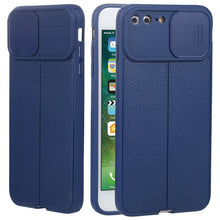 Load image into Gallery viewer, Litchi Texture Sliding Camshield TPU Protective Phone Case, For iPhone 6, For iPhone 6 Plus, For iPhone 8 Plus &amp; 7 Plus, For iPhone XS Max