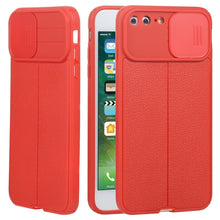 Load image into Gallery viewer, Litchi Texture Sliding Camshield TPU Protective Phone Case, For iPhone 6, For iPhone 6 Plus, For iPhone 8 Plus &amp; 7 Plus, For iPhone XS Max