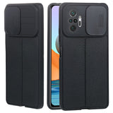 Litchi Texture Sliding Camshield TPU Protective Phone Case, For Xiaomi Poco X3, For Xiaomi Redmi 9, For Xiaomi Redmi 9A, For Xiaomi Redmi K40, For Xiaomi Redmi Note 8, For Xiaomi Redmi Note 8 Pro, For Xiaomi Redmi Note 9 4G / Redmi 9T                  ...