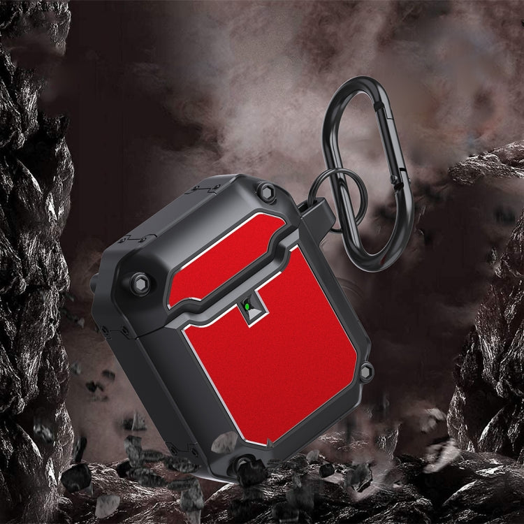 Mecha Hardware Earphone Protective Case with Hook, For AirPods 2 / 1, For AirPods Pro, For Samsung Galaxy Buds 2 / Buds Pro / Buds Live / Buds 2 Pro, For AirPods 3