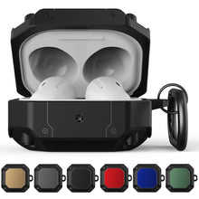 Load image into Gallery viewer, Mecha Hardware Earphone Protective Case with Hook, For Samsung Galaxy Buds 2 / Buds Pro / Buds Live / Buds 2 Pro, For AirPods 3, For AirPods 2 / 1