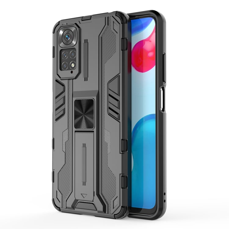 Supersonic PC + TPU Phone Case with Holder, For Honor 60 SE, For Xiaomi Redmi Note 11 4G / Note 11S