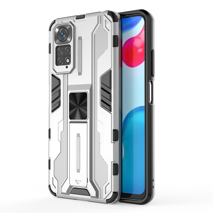 Supersonic PC + TPU Phone Case with Holder, For Honor 60 SE, For Xiaomi Redmi Note 11 4G / Note 11S