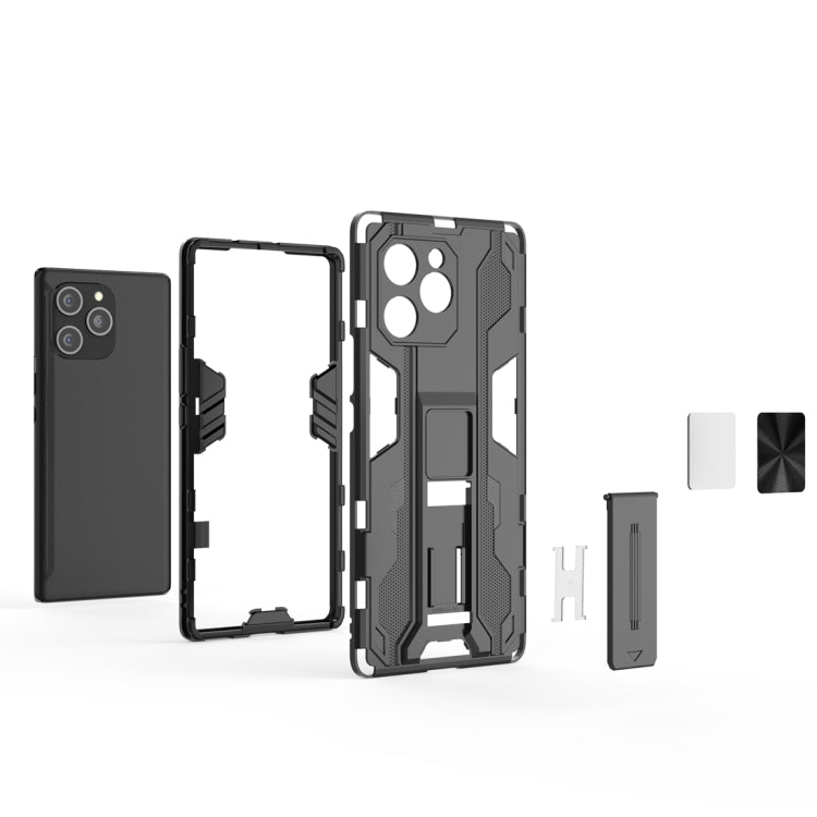 Supersonic PC + TPU Phone Case with Holder, For Honor 60 SE, For Xiaomi Redmi Note 11 4G / Note 11S