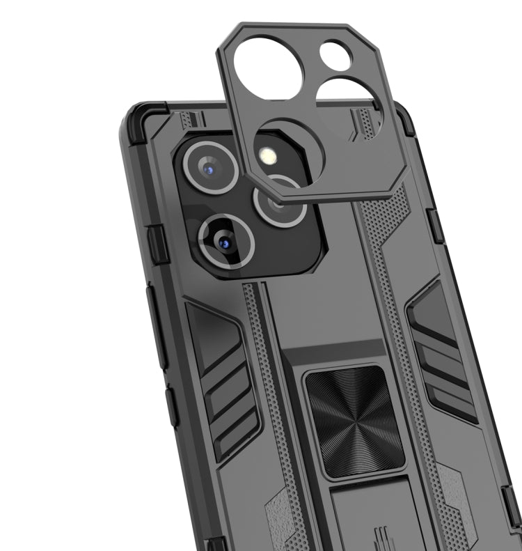 Supersonic PC + TPU Phone Case with Holder, For Honor 60 SE, For Xiaomi Redmi Note 11 4G / Note 11S