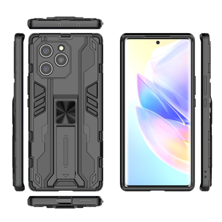 Supersonic PC + TPU Phone Case with Holder, For Honor 60 SE, For Xiaomi Redmi Note 11 4G / Note 11S