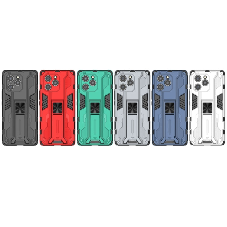 Supersonic PC + TPU Phone Case with Holder, For Honor 60 SE, For Xiaomi Redmi Note 11 4G / Note 11S