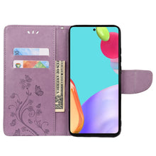 Load image into Gallery viewer, Butterfly Flower Pattern Flip Leather Phone Case, For Samsung Galaxy A23 5G
