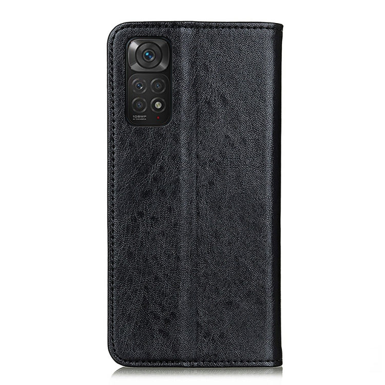 Magnetic Crazy Horse Texture Leather Phone Case, For Xiaomi Redmi Note 11S / Note 11 4G 2022