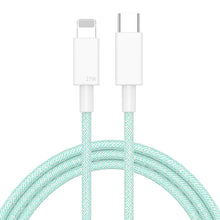 Load image into Gallery viewer, 27W PD USB-C / Type-C to 8 Pin Fast Charging Braided Data Cable, Cable Length: 1m, 27W