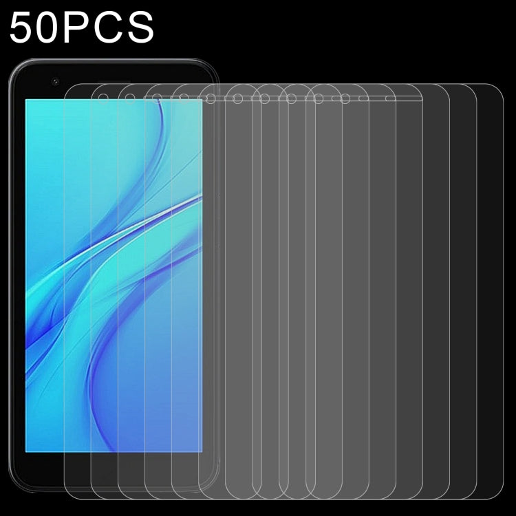 50 PCS 0.26mm 9H 2.5D Tempered Glass Film, For OPPO Find X5 (50 PCS), For OPPO Find X5 Lite (50 PCS), For Itel A27 (50 PCS), For Blackview OSCAL C60 (50 PCS), For Blackview A55 Pro (50 PCS), For ZTE Blade A51s (50 PCS)