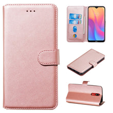Load image into Gallery viewer, Classic Calf Texture Horizontal Flip PU Leather Case, with Holder &amp; Card Slots &amp; Wallet, For Xiaomi Mi Note 10 / Note 10 Pro / CC9 Pro, For Xiaomi Redmi Note 8T, For Xiaomi Mi 9 Pro, For Xiaomi Redmi 8A / Redmi 8, For Vivo Y19 / U3                     ...