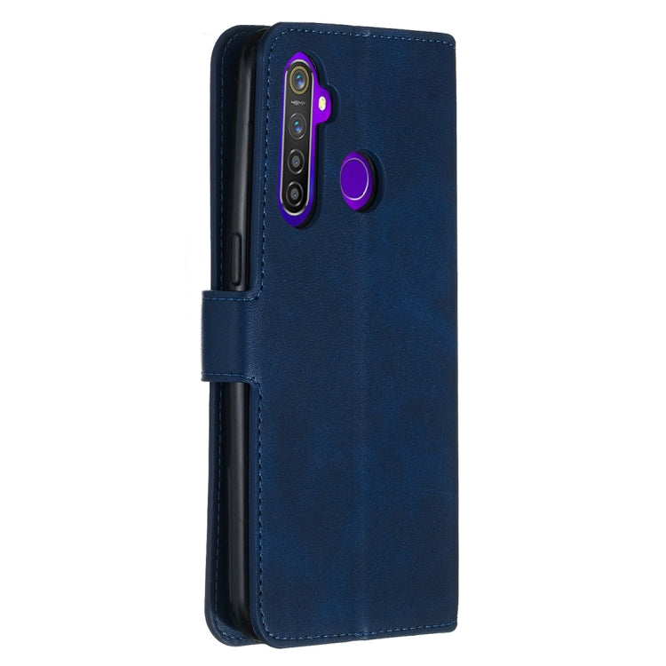 Classic Calf Texture Horizontal Flip PU Leather Case, with Holder & Card Slots & Wallet, For OPPO Realme 5 Pro / Realme Q
