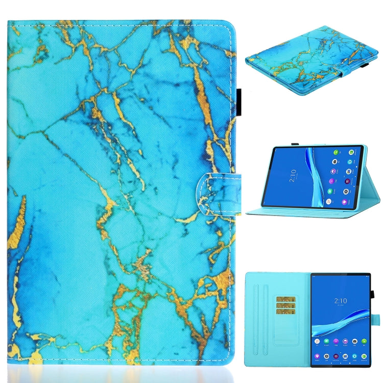 Painted Left and Right Flat Leather Tablet Case, For Samsung Galaxy Tab A8 10.5 2021