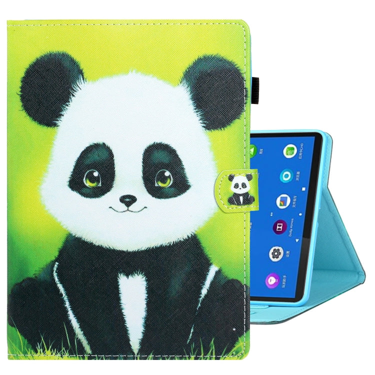 Coloured Drawing Stitching Leather Tablet Case, For Samsung Galaxy Tab A8 10.5 2021