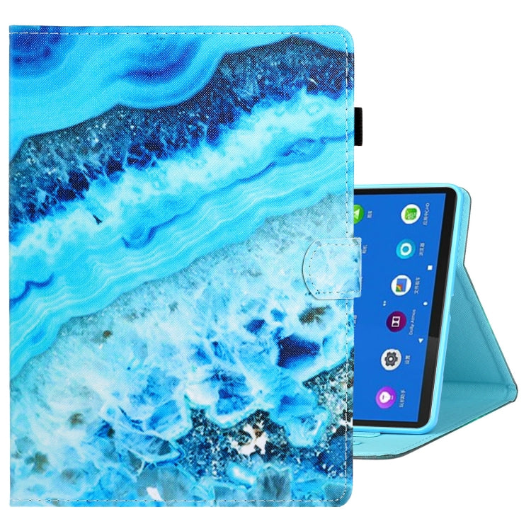 Coloured Drawing Stitching Leather Tablet Case, For Samsung Galaxy Tab A8 10.5 2021