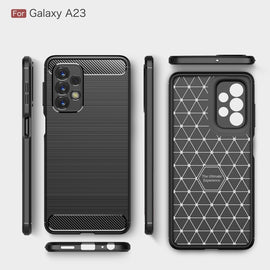 Brushed Texture Carbon Fiber TPU Phone Case, For Samsung Galaxy A23 5G, For Xiaomi Redmi K50 Pro, For Xiaomi Redmi K50