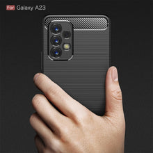 Load image into Gallery viewer, Brushed Texture Carbon Fiber TPU Phone Case, For Samsung Galaxy A23 5G, For Xiaomi Redmi K50 Pro, For Xiaomi Redmi K50