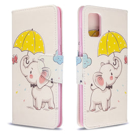 Colored Drawing Pattern Horizontal Flip Leather Case with Holder & Card Slots & Wallet, For Galaxy A51, For Galaxy S20, For Galaxy S20+, For Galaxy S20 Ultra, For Galaxy A71