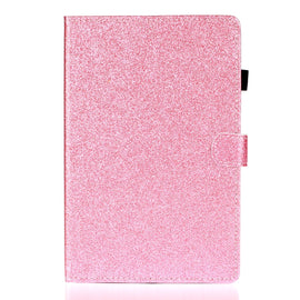 Varnish Glitter Powder Leather Tablet Case, For Samsung Galaxy Tab A8 10.5 2021