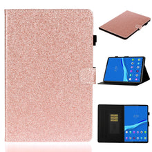 Load image into Gallery viewer, Varnish Glitter Powder Leather Tablet Case, For Samsung Galaxy Tab A8 10.5 2021