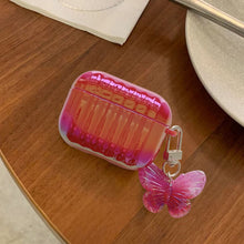 Load image into Gallery viewer, Color Plated PC Earphone Case with Butterfly Clasp, For AirPods Pro