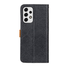 Load image into Gallery viewer, European Floral Embossed Flip Leather Phone Case, For Samsung Galaxy A23 4G