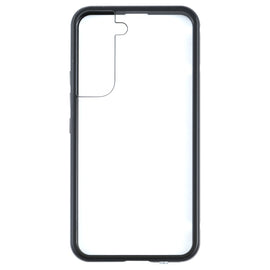 HD Magnetic Metal Tempered Glass Phone Case, For Samsung Galaxy S22 5G