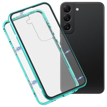 Load image into Gallery viewer, HD Magnetic Metal Tempered Glass Phone Case, For Samsung Galaxy S22 5G