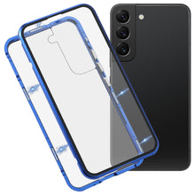 Load image into Gallery viewer, HD Magnetic Metal Tempered Glass Phone Case, For Samsung Galaxy S22 5G