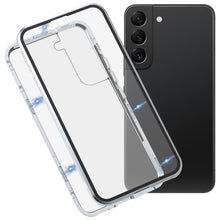 Load image into Gallery viewer, HD Magnetic Metal Tempered Glass Phone Case, For Samsung Galaxy S22 5G