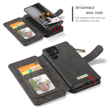 Load image into Gallery viewer, CaseMe-007 Detachable Multifunctional Leather Phone Case, For Samsung Galaxy S22 Ultra 5G