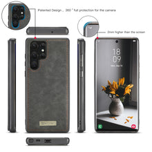 Load image into Gallery viewer, CaseMe-007 Detachable Multifunctional Leather Phone Case, For Samsung Galaxy S22 Ultra 5G