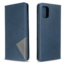 Load image into Gallery viewer, Rhombus Texture Horizontal Flip Magnetic Leather Case with Holder &amp; Card Slots, For Galaxy S20, For Galaxy A71, For Galaxy S20+, For Galaxy S20 Ultra