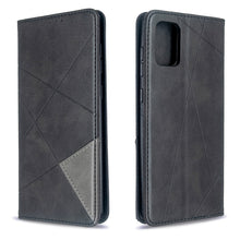 Load image into Gallery viewer, Rhombus Texture Horizontal Flip Magnetic Leather Case with Holder &amp; Card Slots, For Galaxy S20, For Galaxy A71, For Galaxy S20+, For Galaxy S20 Ultra