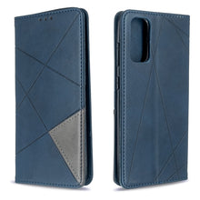 Load image into Gallery viewer, Rhombus Texture Horizontal Flip Magnetic Leather Case with Holder &amp; Card Slots, For Galaxy S20, For Galaxy A71, For Galaxy S20+, For Galaxy S20 Ultra