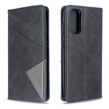 Load image into Gallery viewer, Rhombus Texture Horizontal Flip Magnetic Leather Case with Holder &amp; Card Slots, For Galaxy S20, For Galaxy A71, For Galaxy S20+, For Galaxy S20 Ultra