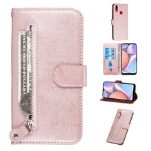 Load image into Gallery viewer, Fashion Calf Texture Zipper Horizontal Flip PU Leather Case, with Holder &amp; Card Slots &amp; Wallet, For Xiaomi Redmi Note 8, For Xiaomi Redmi Note 8 Pro, For Galaxy A10s, For Galaxy A20s
