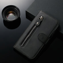 Load image into Gallery viewer, Fashion Calf Texture Zipper Horizontal Flip PU Leather Case, with Holder &amp; Card Slots &amp; Wallet, For Xiaomi Redmi Note 8, For Xiaomi Redmi Note 8 Pro, For Galaxy A10s, For Galaxy A20s