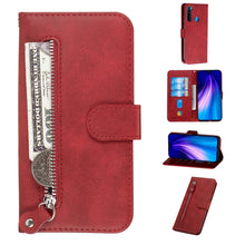 Load image into Gallery viewer, Fashion Calf Texture Zipper Horizontal Flip PU Leather Case, with Holder &amp; Card Slots &amp; Wallet, For Xiaomi Redmi Note 8, For Xiaomi Redmi Note 8 Pro, For Galaxy A10s, For Galaxy A20s