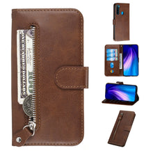 Load image into Gallery viewer, Fashion Calf Texture Zipper Horizontal Flip PU Leather Case, with Holder &amp; Card Slots &amp; Wallet, For Xiaomi Redmi Note 8, For Xiaomi Redmi Note 8 Pro, For Galaxy A10s, For Galaxy A20s