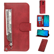 Load image into Gallery viewer, Fashion Calf Texture Zipper Horizontal Flip PU Leather Case, with Holder &amp; Card Slots &amp; Wallet, For Xiaomi Redmi Note 8, For Xiaomi Redmi Note 8 Pro, For Galaxy A10s, For Galaxy A20s