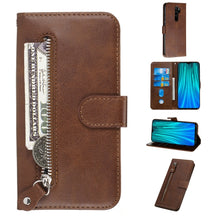 Load image into Gallery viewer, Fashion Calf Texture Zipper Horizontal Flip PU Leather Case, with Holder &amp; Card Slots &amp; Wallet, For Xiaomi Redmi Note 8, For Xiaomi Redmi Note 8 Pro, For Galaxy A10s, For Galaxy A20s