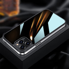 Load image into Gallery viewer, SULADA Metal Frame + Nano Glass + TPU Phone Case, For iPhone 13 mini, For iPhone 13, For iPhone 13 Pro, For iPhone 13 Pro Max