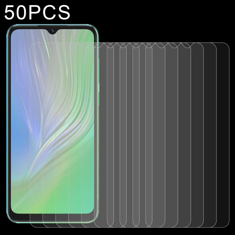 50 PCS 0.26mm 9H 2.5D Tempered Glass Film, For Wiko T3 (50 PCS), For Blackview A55 (50 PCS), For Doogee V20 5G (50 PCS), For Ulefone Armor X10 (50 PCS), For Oukitel WP16 (50 PCS), For Oukitel K15 Pro (50 PCS), For Ulefone Note 13P (50 PCS)             ...