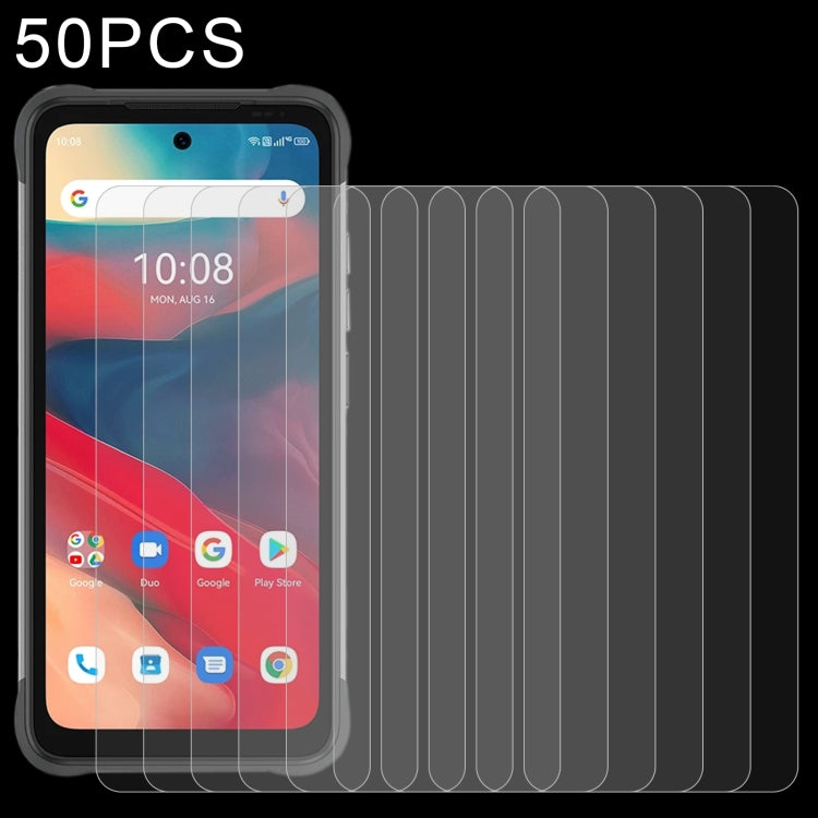 50 PCS 0.26mm 9H 2.5D Tempered Glass Film, For Doogee V20 5G (50 PCS), For Ulefone Armor X10 (50 PCS), For Oukitel WP16 (50 PCS), For Wiko T3 (50 PCS), For Blackview A55 (50 PCS), For Oukitel K15 Pro (50 PCS), For Ulefone Note 13P (50 PCS)             ...