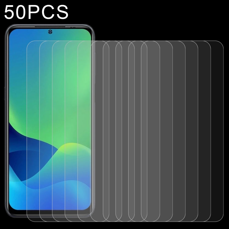 50 PCS 0.26mm 9H 2.5D Tempered Glass Film, For Doogee V20 5G (50 PCS), For Ulefone Armor X10 (50 PCS), For Oukitel WP16 (50 PCS), For Wiko T3 (50 PCS), For Blackview A55 (50 PCS), For Oukitel K15 Pro (50 PCS), For Ulefone Note 13P (50 PCS)             ...