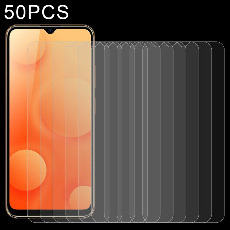 50 PCS 0.26mm 9H 2.5D Tempered Glass Film, For Doogee V20 5G (50 PCS), For Ulefone Armor X10 (50 PCS), For Oukitel WP16 (50 PCS), For Wiko T3 (50 PCS), For Blackview A55 (50 PCS), For Oukitel K15 Pro (50 PCS), For Ulefone Note 13P (50 PCS)             ...